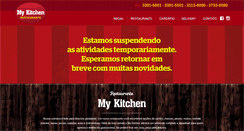 Desktop Screenshot of mykitchen.com.br