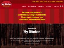 Tablet Screenshot of mykitchen.com.br